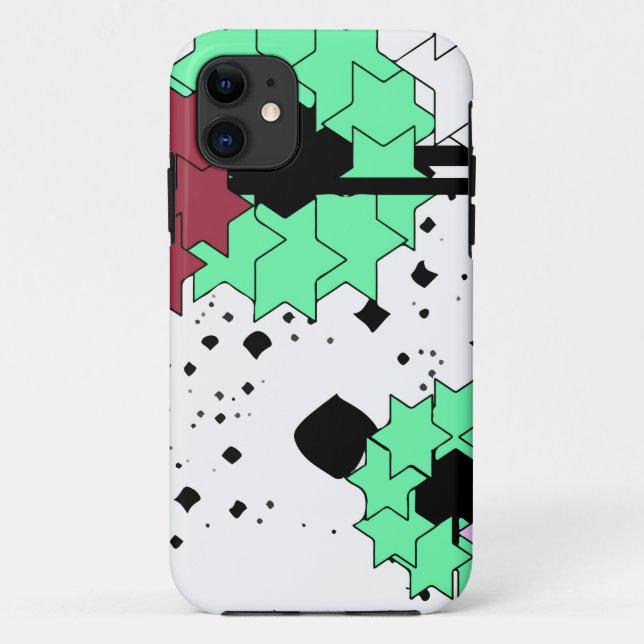 Star-Blume Case-Mate iPhone Hülle (Rückseite)