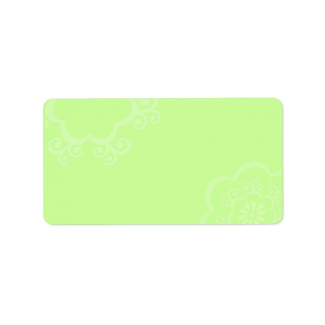 STAR-BLUME drucken eigene Labels Adressaufkleber (Vorne)