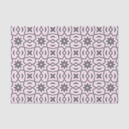 Star-Blume in Pink und Grau Seidenpapier