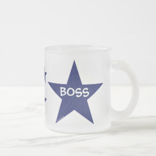 Star-Boss-Tasse Mattglastasse