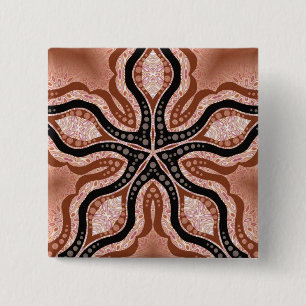 STAR-Button "EarthStar #5" Button