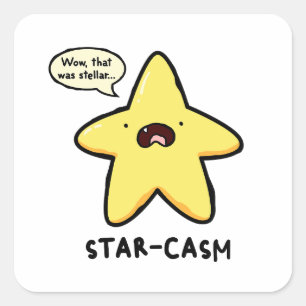 Star-Casm Astronomie Pun Sticker