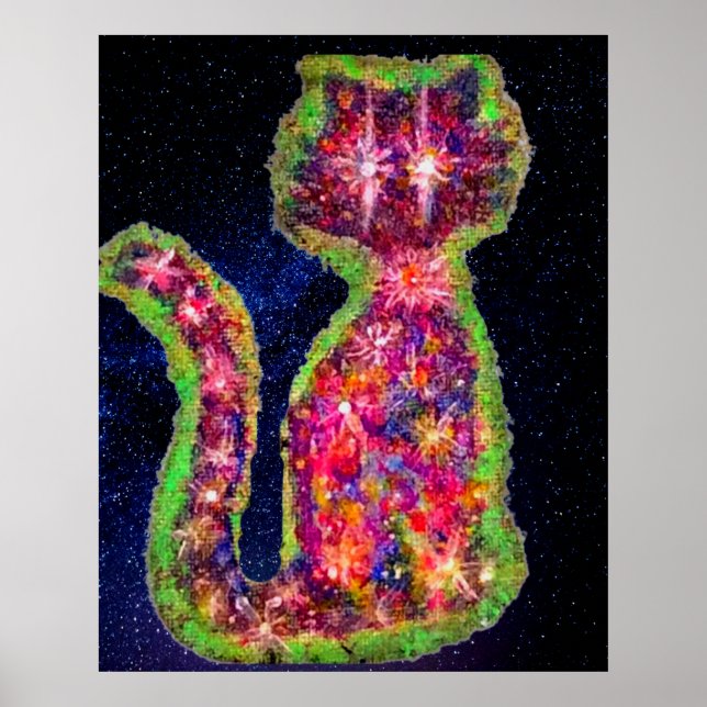 Star Cat Poster (Vorne)