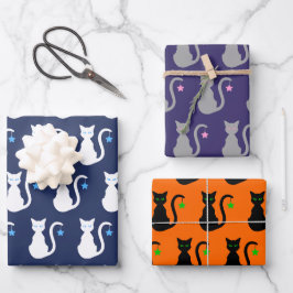 Star Cat Wrapping Paper Set Geschenkpapier Set