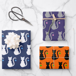 Star Cat Wrapping Paper Set Geschenkpapier Set