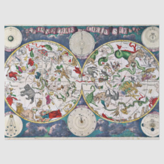 Star-Chart-Papier Seidenpapier