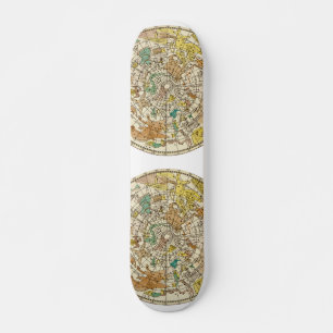 Star-Chart und Sternenkarte für den nördlichen Luf Skateboard