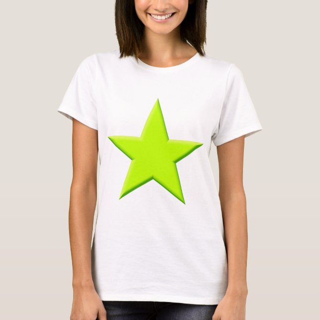 Star - Chartreuse T-Shirt (Vorderseite)