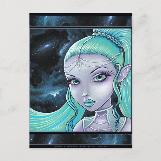 Star Child Celestial Fairy Asteria Postkarte (Vorderseite)