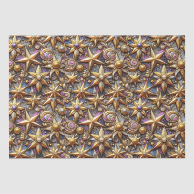 ~ Star Christmas Wrapping ~ Seidenpapier (Vorderseite)