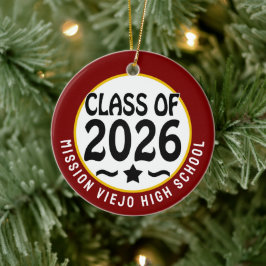 Star Class 2026 Foto Abschluss Keramik Ornament