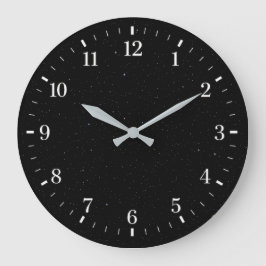 Star Clock 2026 Version Große Wanduhr