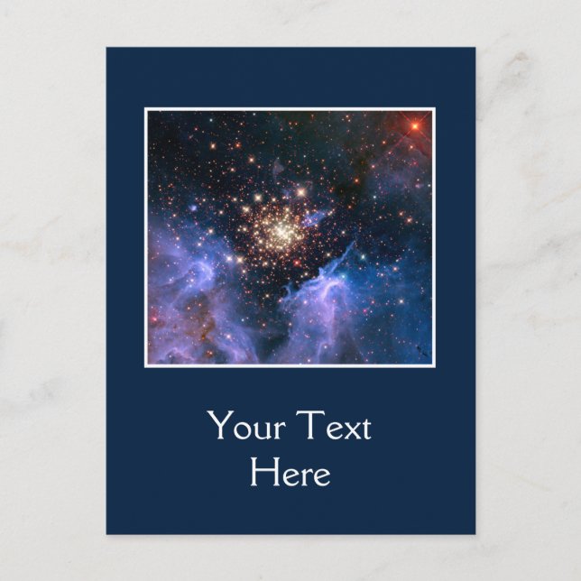 Star Cluster NGC 3603 (Hubble) Postkarte (Vorderseite)