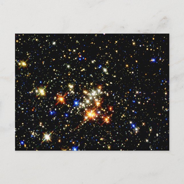 Star Cluster Postkarte (Vorderseite)
