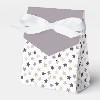 Star Confetti (Warme Neutrale - Grau) Geschenkschachtel