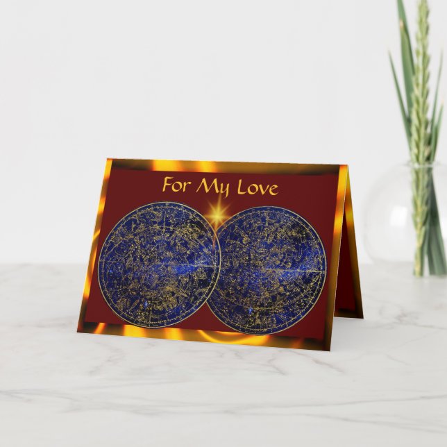 Star Constellation Card Karte (Vorderseite)