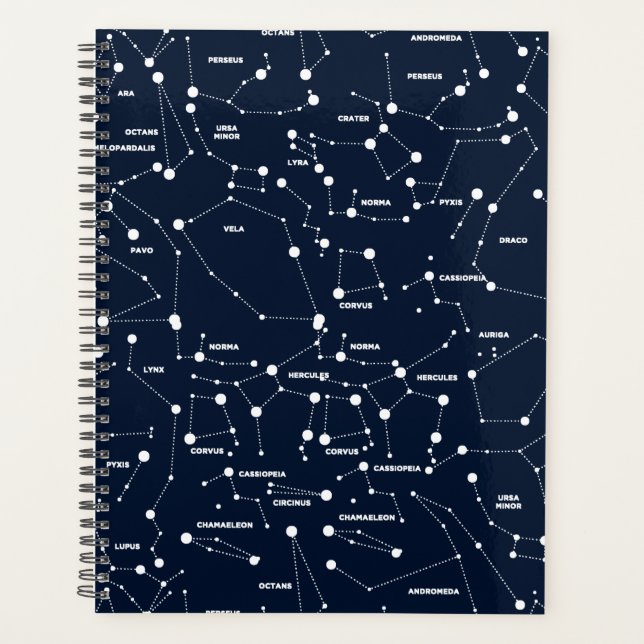 Star Constellations Planner Notebook Planer (Vorderseite)