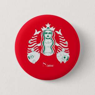 Star-Crown Queen Mermaid Thunder_Cove Button