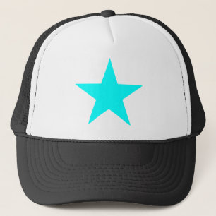 Star Cyan The MUSEUM Zazzle Geschenke Truckerkappe