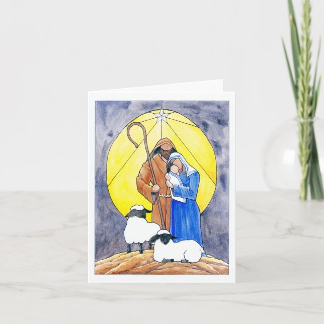 Star der Bethlehem Ferienkarte Karte (Vorderseite)