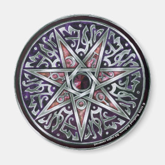 Star der Fey Round Magnet