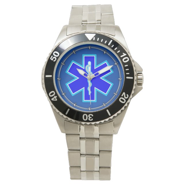 Star der paramedizinischen Notfallmedizin Armbanduhr (Vorderseite)