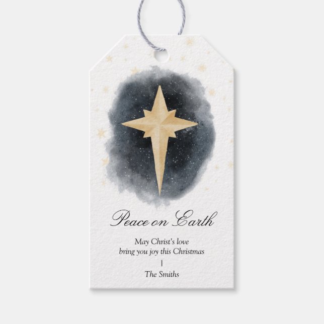 Star des Weihnachtsgeschenktages von Bethlehem Nat Geschenkanhänger (Vorderseite)
