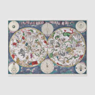 Star-Diagramm Seidenpapier