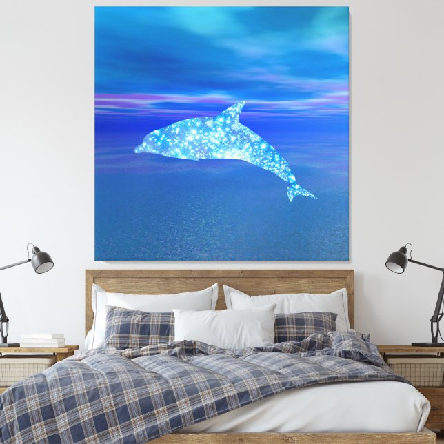 Star Dolphin Leinwanddruck (Insitu (Schlafzimmer))