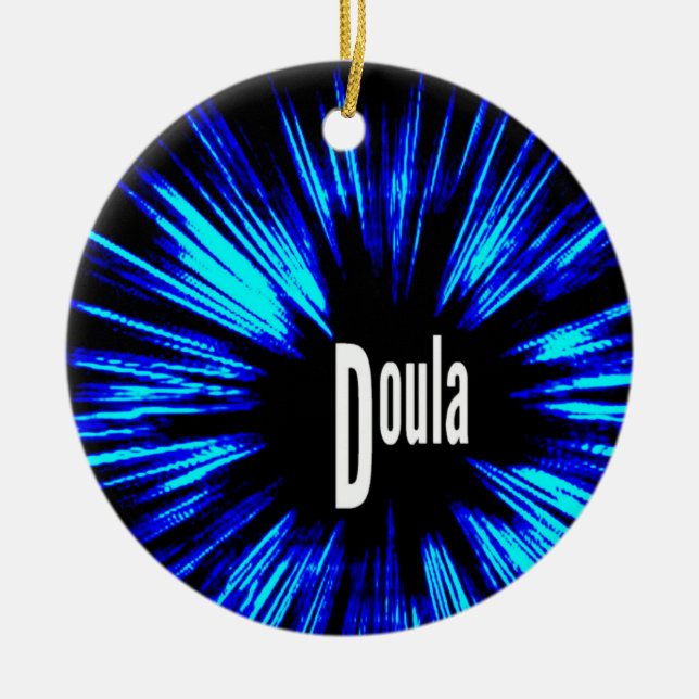 Star Doula Keramikornament (Vorne)