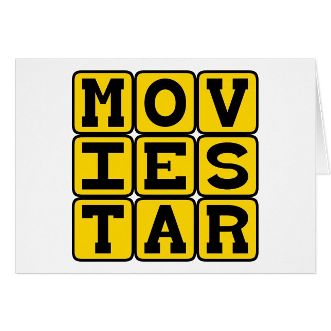 Star du film, acteur populaire (Devant horizontal)