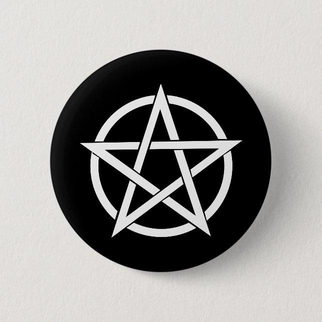 Star - Emo - Goth - Schaltfläche Button (Vorderseite)
