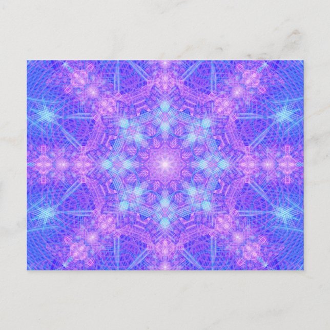 Star Essence Mandala Postkarte (Vorderseite)