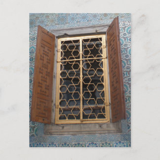 Star-Fenster Postkarte