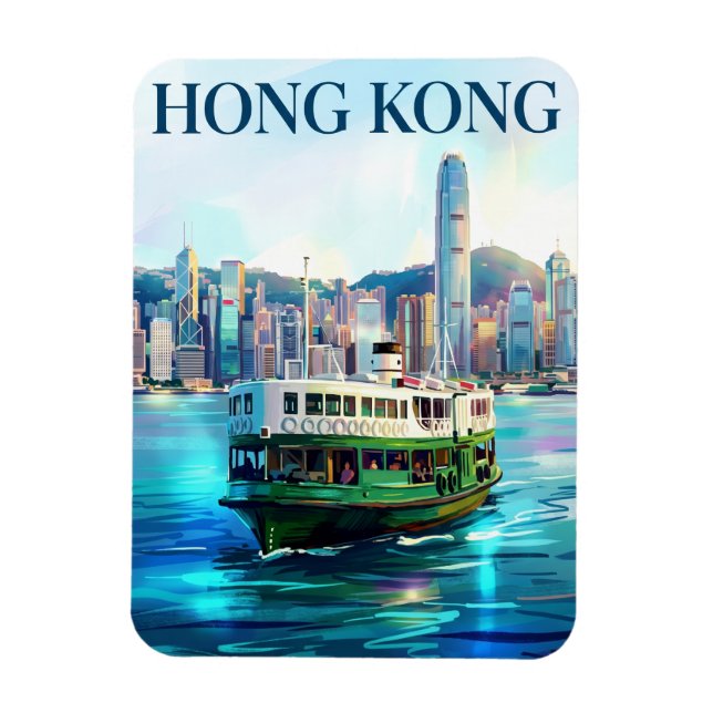 Star Ferry Hongkong Magnet (Vertikal)