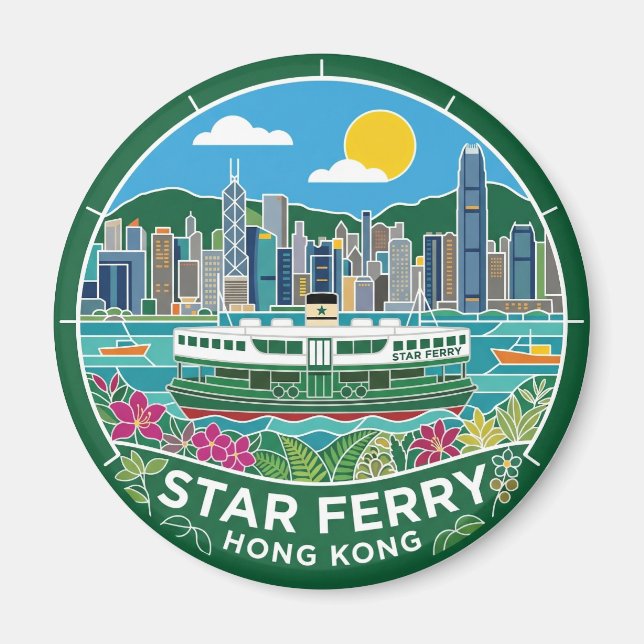 Star Ferry Hongkong Magnet (Vorne)