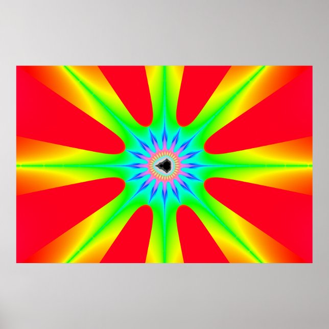 Star - Fraktal Poster (Vorne)