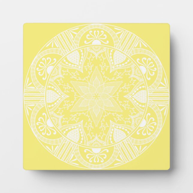 Star Fruit Mandala Fotoplatte (Vorderseite)