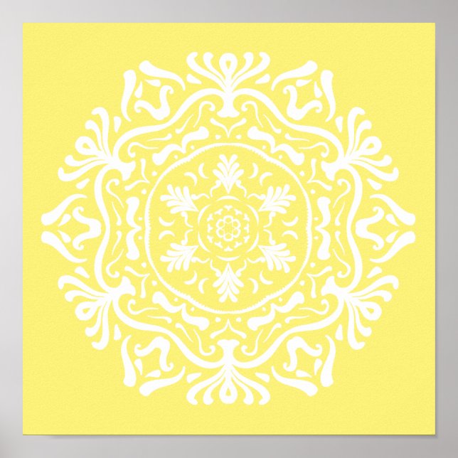 Star Fruit Mandala Poster (Vorne)