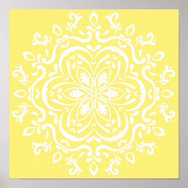 Star Fruit Mandala Poster (Vorne)