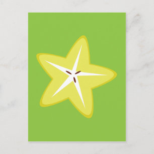 Star Fruit Postkarte