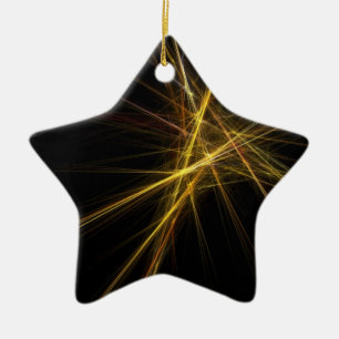 Star für Weihnachtsbaum Keramik Ornament