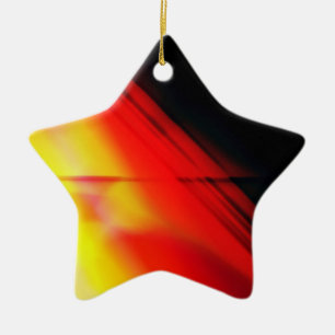 Star für Weihnachtsbaum Keramikornament