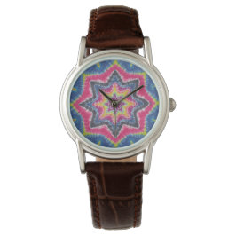 Star-Gefärbte Krawatte Armbanduhr