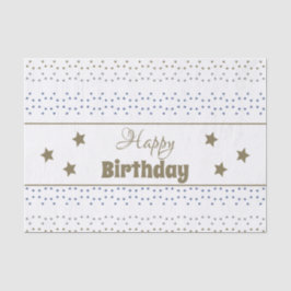 Star Gemustertes Gewebe zum Geburtstag Seidenpapier