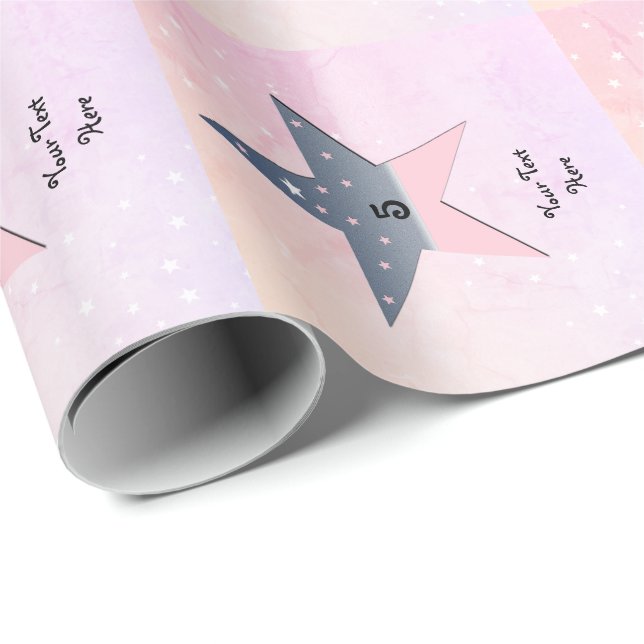 Star Geschenkpapier (Rolleneckpunkt)