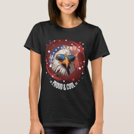 Star-gesprungener Cooler Adler T-Shirt
