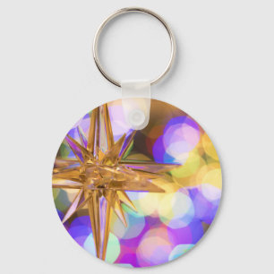 Star Glitzer Schlüsselanhänger