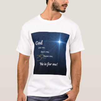 Star - Gott sieht mich T-Shirt