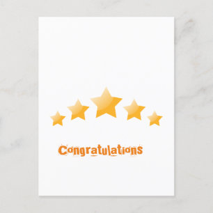 Star Holiday Postkarte